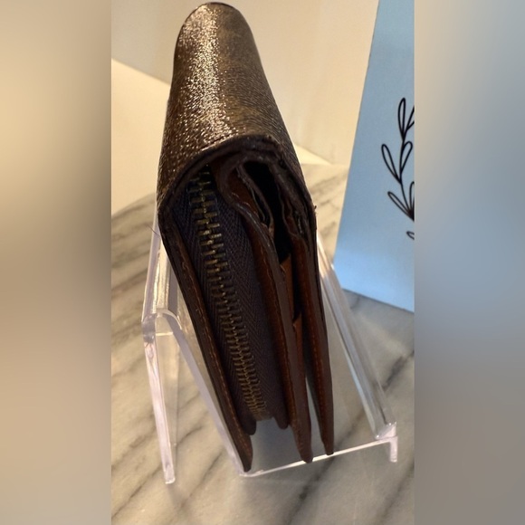 Louis Vuitton Brown Monogram Zippy Wallet 1998 SP0948 Cleaned Professional 6x4 - Picture 6 of 16